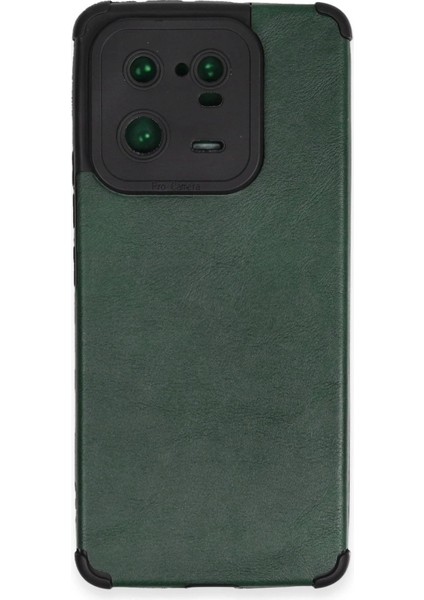 Newface Xiaomi Mi 13 Pro Kılıf Loop Deri Silikon - Yeşil