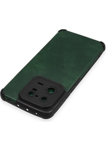 Newface Xiaomi Mi 13 Pro Kılıf Loop Deri Silikon - Yeşil modelleri