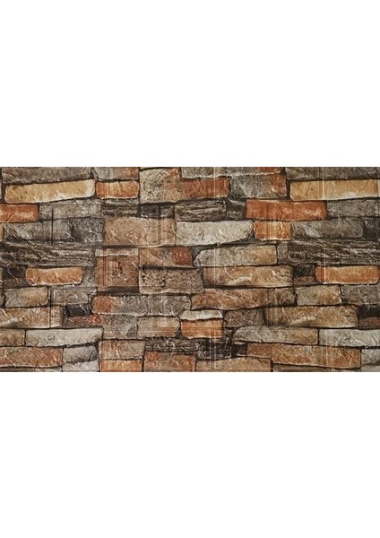 70X38 cm Kendinden Yapışkanlı 3D Boyut Duvar Kaplama Kağıdı Paneli