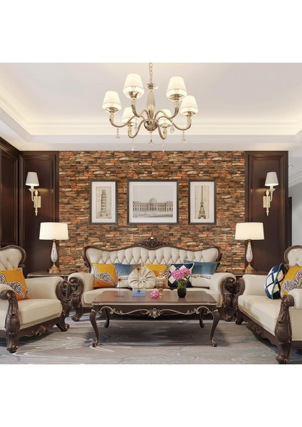 70X38 cm Kendinden Yapışkanlı 3D Boyut Duvar Kaplama Kağıdı Paneli fiyatları