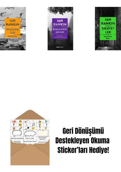 Imkânsız Ölü + Başkasının Mezarı + Şikâyetler + Okuma Sticker'ları