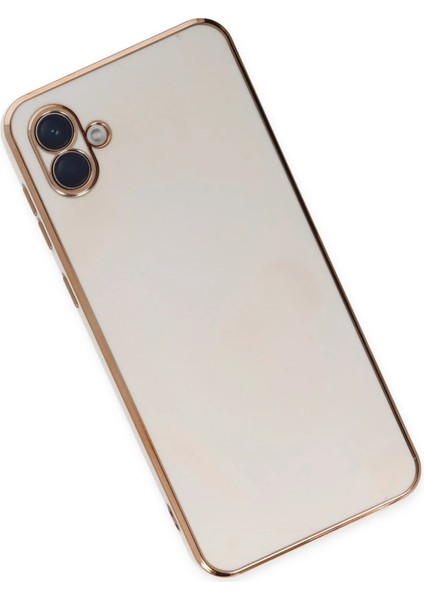 Newface Samsung Galaxy A04 Kılıf Volet Silikon - Beyaz modelleri