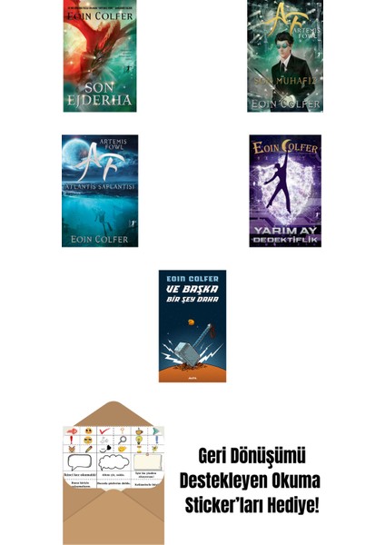 Eoin Colfer 5 Kitap Set + Okuma Sticker'ları