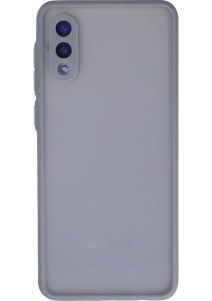 Newface Samsung Galaxy A02 Kılıf Montreal Silikon Kapak - Gri