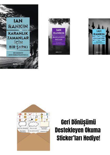 Karanlık Zamanlar Için Bir Şarkı + Başkasının Mezarı + Çıkış Müziği + Okuma Sticker'ları