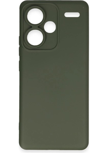 Newface Xiaomi Redmi Note 13 Pro Plus Kılıf Nano Içi Kadife Silikon - Koyu Yeşil fiyatları