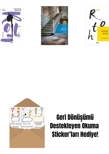 Imparator Mezarlığı + Hotel Savoy + Savoy Oteli + Okuma Sticker'ları