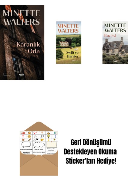 Karanlık Oda + Swift ve Harrier + Buz Evi + Okuma Sticker'ları