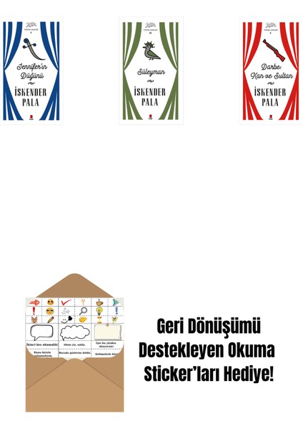 Jennifer’ın Düğünü (Ciltli) + Süleyman (Ciltli) + Darbe: Kan ve Sultan (Ciltli) + Okuma Sticker'ları