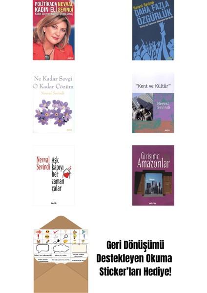 Nevval Sevindi 6 Kitap Set + Okuma Sticker'ları