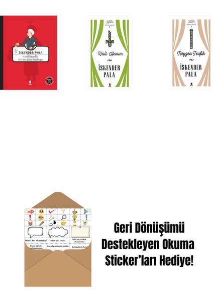 Ansikolopedik Divân Şiiri Sözlüğü (Ciltli) + Vali Hanım (Ciltli) + Neyzen Tevfik (Ciltli) + Okuma Sticker'ları