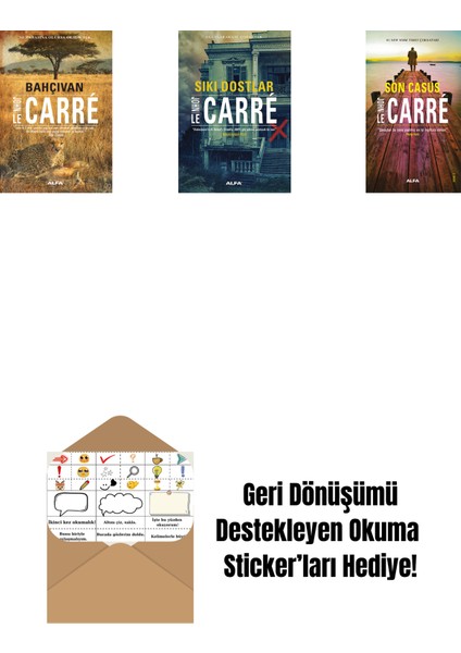 Bahçıvan + Sıkı Dostlar + Son Casus + Okuma Sticker'ları