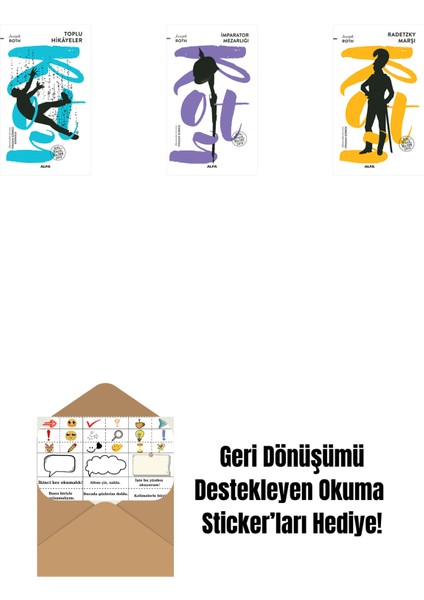 Toplu Hikayeler + Imparator Mezarlığı + Radetzky Marşı + Okuma Sticker'ları