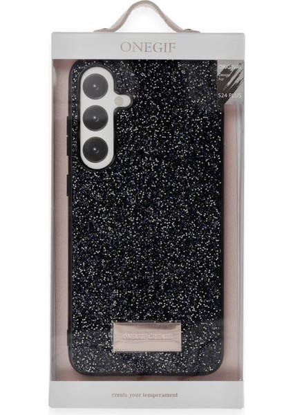 Onegif Samsung Galaxy A25 5g Bright Simli Kapak - Pembe