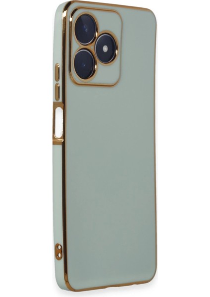 Newface Realme C53 Kılıf Volet Silikon - Açık Yeşil fiyatları