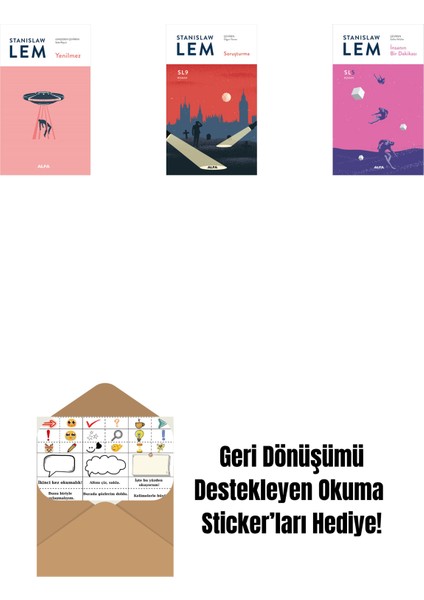 Yenilmez + Soruşturma (Sl9) + Insanın Bir Dakikası (Sl5) + Okuma Sticker'ları