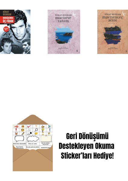 Darağacında Üç Fidan (Ciltli) + Mucizeye Tanım + Maviyengeç Ağıdı + Okuma Sticker'ları