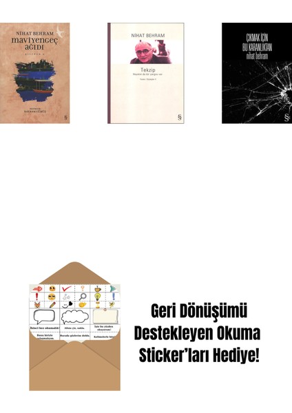 Maviyengeç Ağıdı + Tekzip + Çıkmak Için Bu Karanlıktan + Okuma Sticker'ları