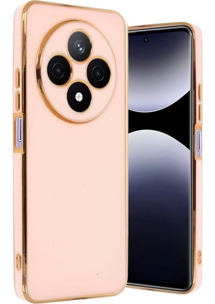 Newface Xiaomi Redmi 14C Kılıf Volet Silikon - Pembe