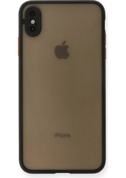 Newface iPhone x Kılıf Montreal Silikon Kapak - Siyah