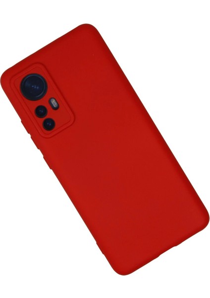 Newface Xiaomi Mi 12 Kılıf Nano Içi Kadife Silikon - Kırmızı fiyatları