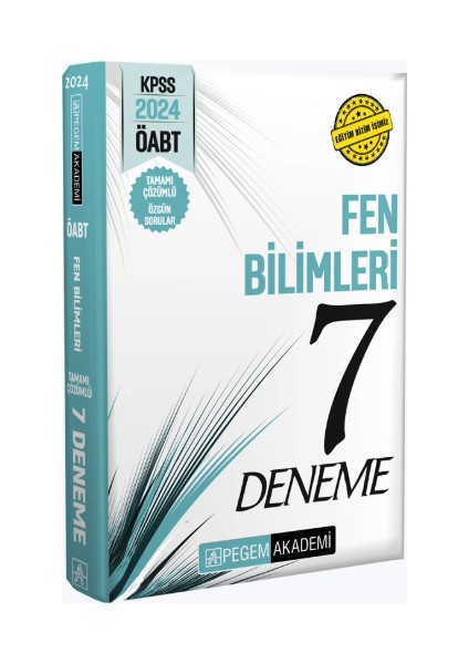 2024 Kpss Öabt Fen Bilimleri Tamamı Çözümlü 7 Deneme