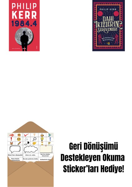 1984.4 + Dahi Ikizlerin Serüvenleri - Akhenaten Macerası + Okuma Sticker'ları