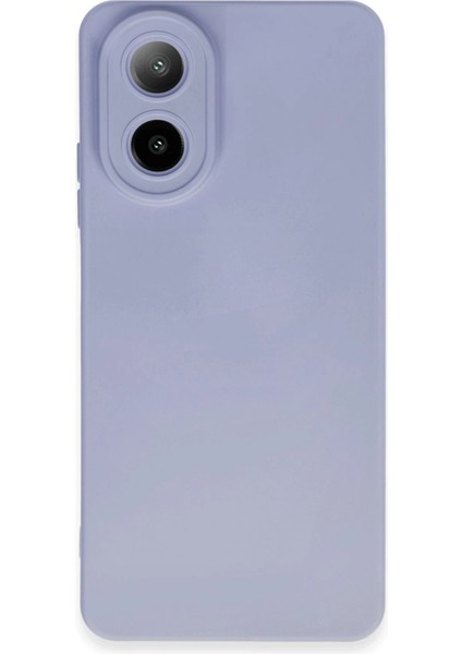 Newface Oppo A38 Kılıf Nano Içi Kadife Silikon - Lila