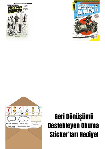 Derde Deva Randevu Süper Cilt-1 (Ciltli) + Derde Deva Randevu No- 4 + Okuma Sticker'ları