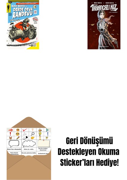 Derde Deva Randevu No- 4 + Tabancalı Kız (Ciltli) + Okuma Sticker'ları