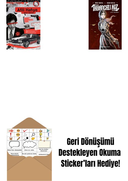 Afili Hafiye + Tabancalı Kız (Ciltli) + Okuma Sticker'ları