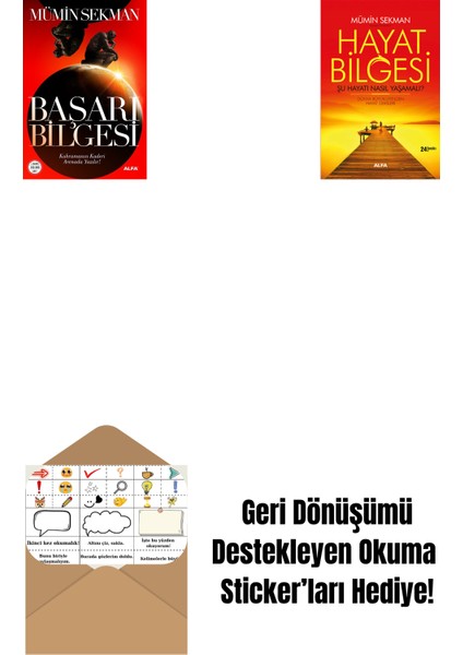 Başarı Bilgesi + Hayat Bilgesi + Okuma Sticker'ları