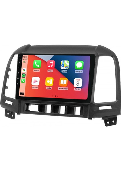 Hyundai Santa Fe Multimedya (2006-2012) 6 GB Ram 128 GB Hafıza 8 Çekirdek Navigatör X-Premium Series