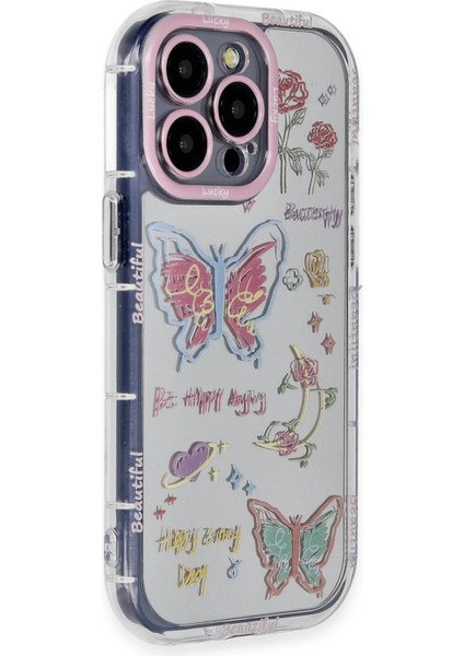Newface iPhone 15 Pro Max Kılıf Reflexion Desenli Kapak - Desen 8