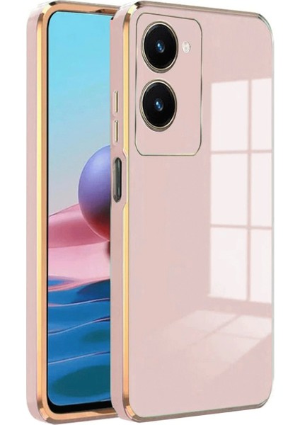 Newface Vivo Y18 Kılıf Volet Silikon - Pembe