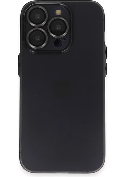 Newface iPhone 13 Pro Kılıf Luko Lens Silikon - Siyah