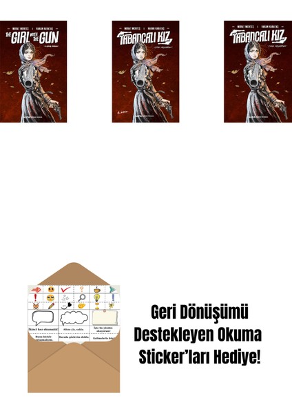 The Girl With The Gun + Tabancalı Kız + Tabancalı Kız (Ciltli) + Okuma Sticker'ları