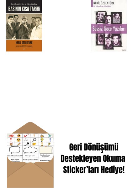 Basının Kısa Tarihi + Sessiz Gece Yazıları + Okuma Sticker'ları