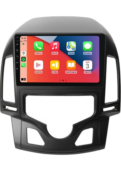 Hyundai I30 Dijital Klima Multimedya (2008-2011) 2 GB Ram 32 GB Hafıza 8 Çekirdek Navigatör Premium Series