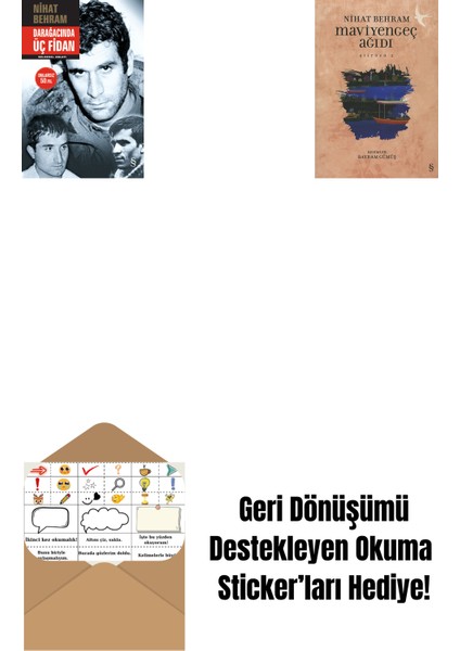 Darağacında Üç Fidan (Ciltli) + Maviyengeç Ağıdı + Okuma Sticker'ları