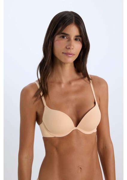 Ekstra Dolgulu Micro Full Push Up Tişört Bra-Fall in Love T8478AZ25SP