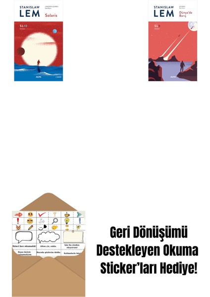 Solaris (SL10) + Dünya’da Barış (Sl8) + Okuma Sticker'ları