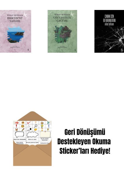 Mucizeye Tanım + Gözyaşının Çağrısı + Çıkmak Için Bu Karanlıktan + Okuma Sticker'ları