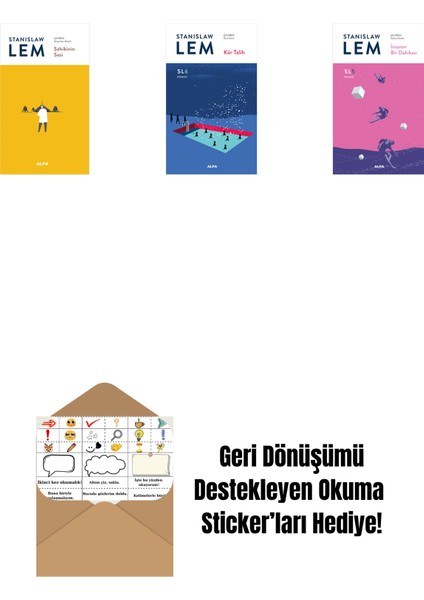Sahibinin Sesi + Kör Talih (Sl6) + Insanın Bir Dakikası (Sl5) + Okuma Sticker'ları