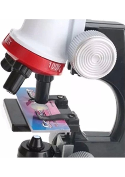 Eğitici Mikroskop Kiti Zoom LED Işıklı 100X 400X 1200X ST1200X fiyatları