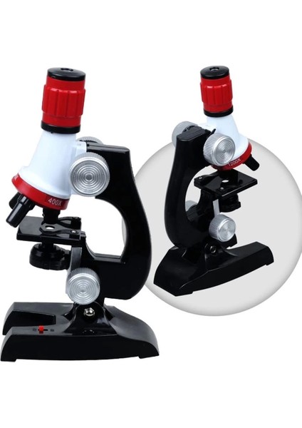 Eğitici Mikroskop Kiti Zoom LED Işıklı 100X 400X 1200X ST1200X fırsatları