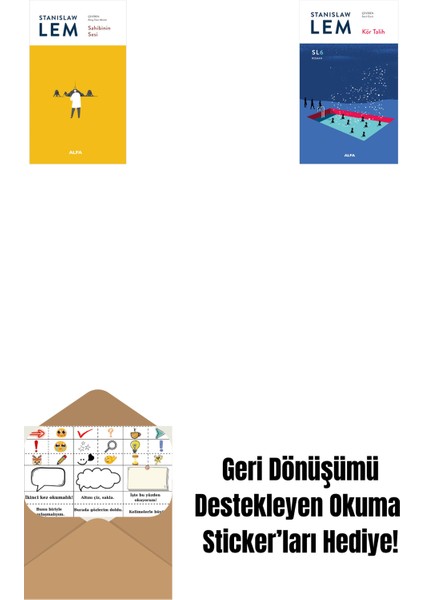 Sahibinin Sesi + Kör Talih (Sl6) + Okuma Sticker'ları