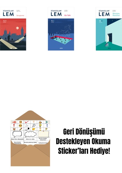 Soruşturma (Sl9) + Kör Talih (Sl6) + Dönüşüm Hastanesi (Sl4) + Okuma Sticker'ları