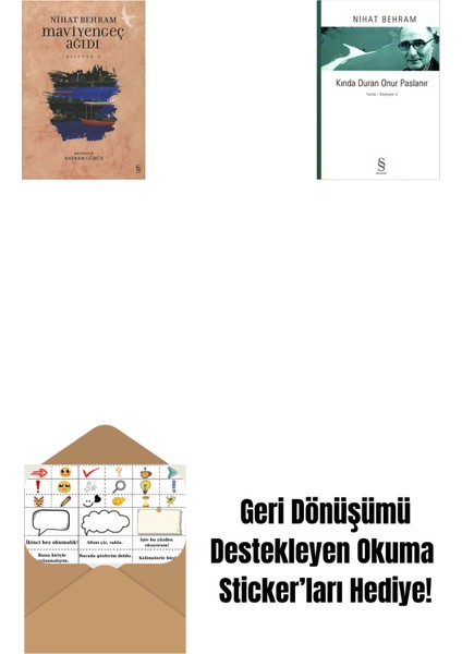 Maviyengeç Ağıdı + Kında Duran Onur Paslanır + Okuma Sticker'ları