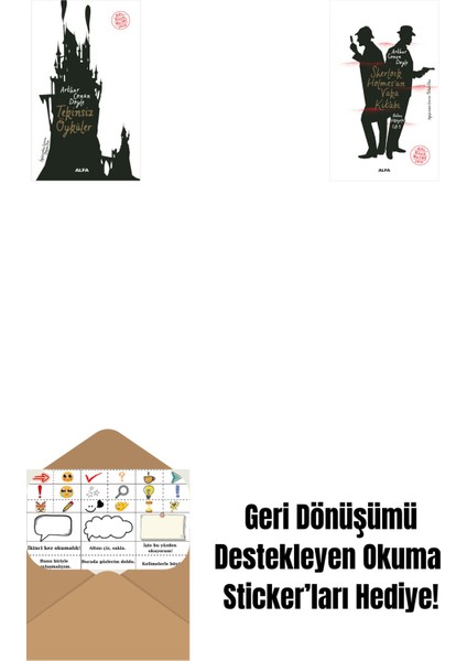 Tekinsiz Öyküler + Sherlock Holmes’un Vaka Kitabı + Okuma Sticker'ları